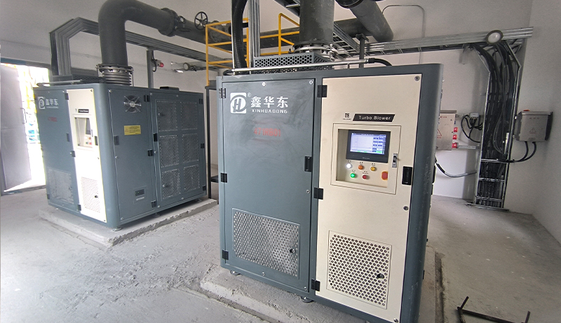 華東磁懸浮鼓風(fēng)機(jī)案例-陜西某水泥廠